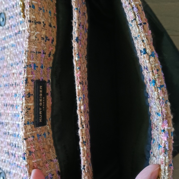 Kurt Geiger Multicolor Tweed Shoulder Bag - Picture 10 of 11